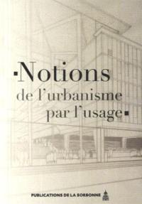 Notions de l'urbanisme par l'usage