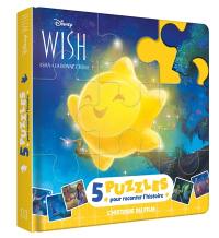 Wish, Asha et la bonne étoile : 5 puzzles 9 pièces