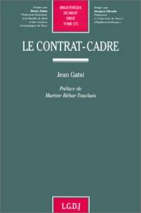 Le contrat-cadre