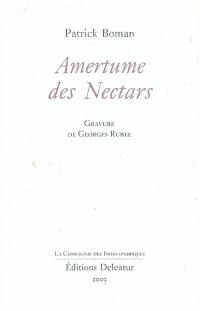 Amertume des nectars