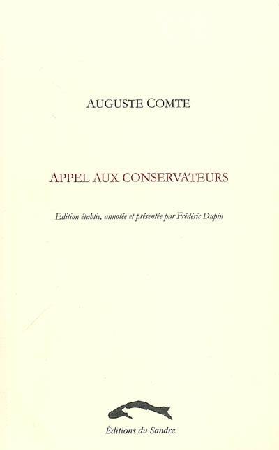 Appel aux conservateurs