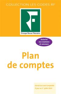 Plan de comptes : extrait du Code comptable : autorisé aux examens et concours