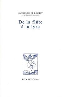 De la flûte à la lyre