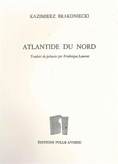 Atlantide du Nord : anthologie poétique