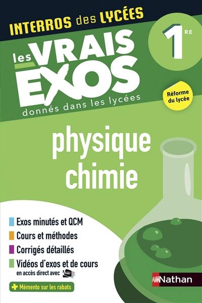 Physique chimie 1re : les vrais exos donnés dans les lycées : réforme du lycée