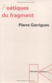 Poétiques du fragment