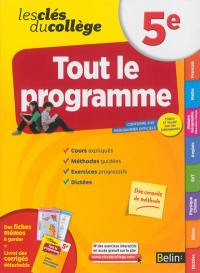 Tout le programme, 5e