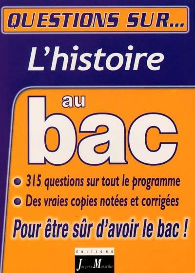 L'histoire au bac