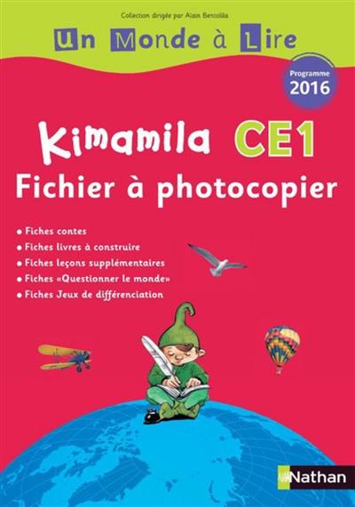 Livre Kimamila Ce1 Fichier A Photocopier Programme 16 Nathan