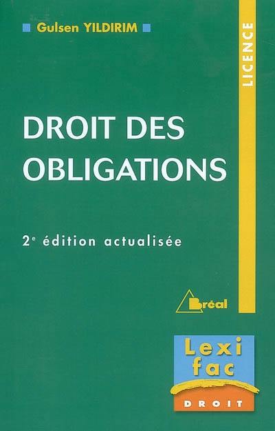 Droit des obligations : licence