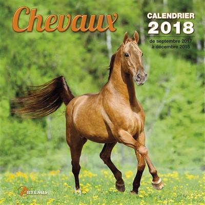 Chevaux : calendrier 2018 : de septembre 2017 à décembre 2018