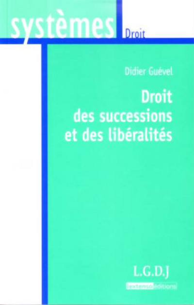 Droit des successions et des libéralités