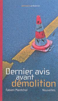 Dernier avis avant démolition