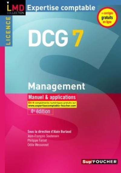 Management, licence DCG 7 : manuel & applications