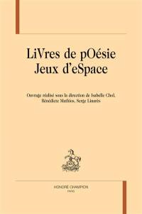 Livres de poésie : jeux d'espace