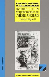 Introduction méthodologique au thème anglais : français-anglais