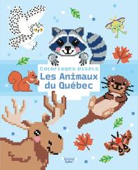 Coloriages pixels : Les animaux du Québec