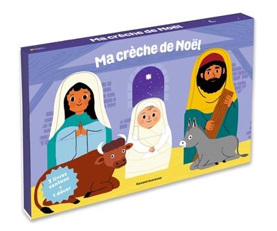 Ma crèche de Noël : trois livres santons + un décor