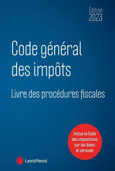 Code général des impôts, Livre des procédures fiscales 2023