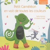 Petit caméléon en voit de toutes les couleurs