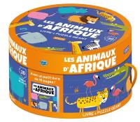 Les animaux d'Afrique : livre + puzzle géant