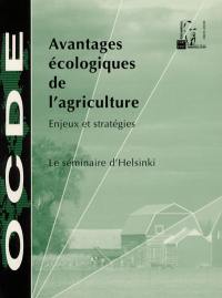 Avantages écologiques de l'agriculture : enjeux et stratégies, le séminaire d'Helsinki