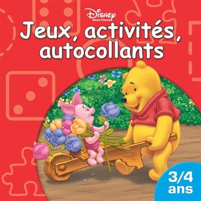 Jeux, activités, autocollants 3-4 ans : Winnie l'ourson