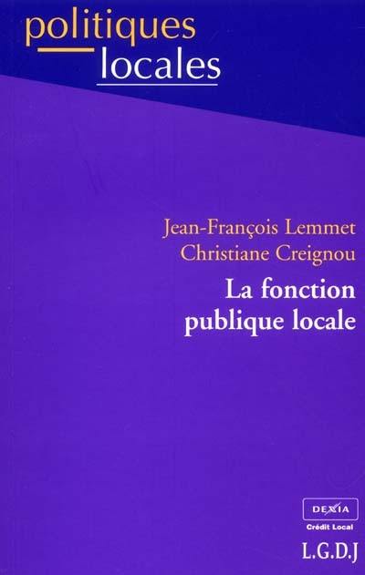 La fonction publique locale