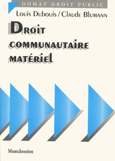 Droit communautaire matériel