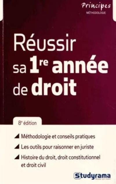 Réussir sa première année de droit