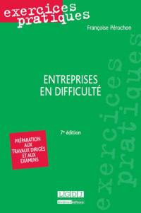 Entreprises en difficulté : préparation aux travaux dirigés et aux examens