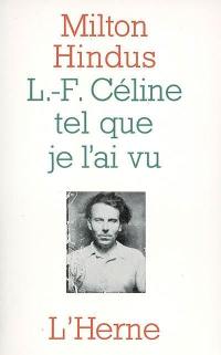 Herne (L'), n° 3. L.-F. Céline tel que je l'ai vu