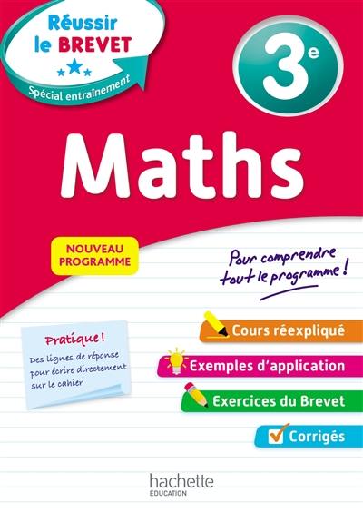 Maths 3e : nouveau programme