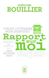 Rapport sur moi