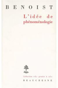 L'idée de phénoménologie