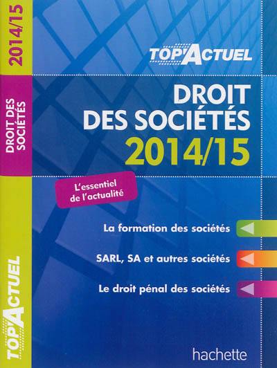 Droit des sociétés : 2014-15