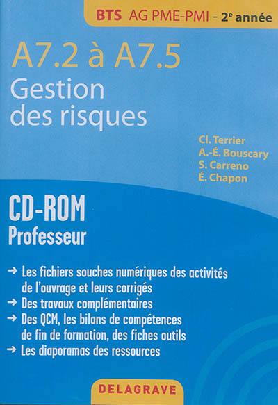 Gestion des risques : A7.2 à A7.5, BTS AG PME-PMI, 2e année : CD-ROM professeur