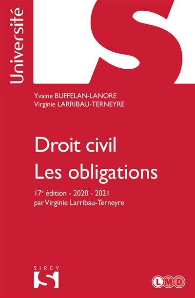 Droit civil : les obligations : 2020-2021