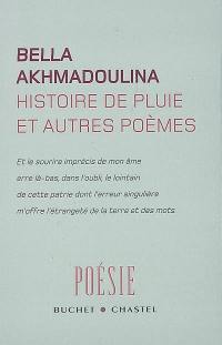 Histoire de pluie : et autres poèmes