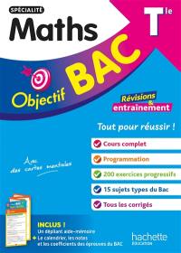 Maths terminale spécialité : révisions & entraînement