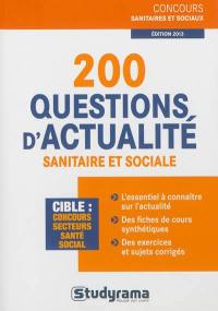 200 questions d'actualité sanitaire et sociale