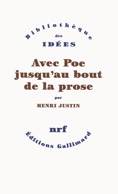 Avec Poe jusqu'au bout de la prose