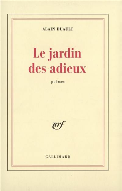 Le jardin des adieux