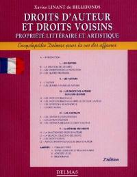 Droits d'auteur et droits voisins : propriété littéraire et artistique