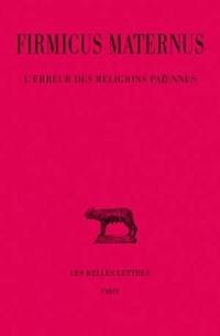 L'erreur des religions païennes