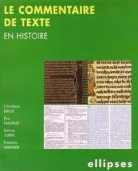 Le commentaire de texte en histoire