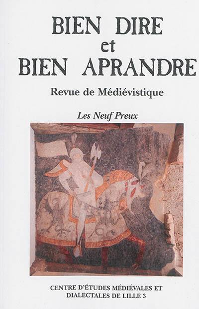 Bien dire et bien aprandre, n° 31. Les Neuf Preux