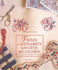 Frises et alphabets bicolores à broder au point de croix