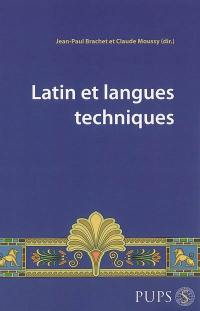 Latin et langues techniques