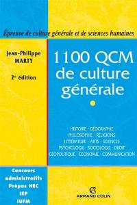 1.100 QCM de culture générale : catégories A et B